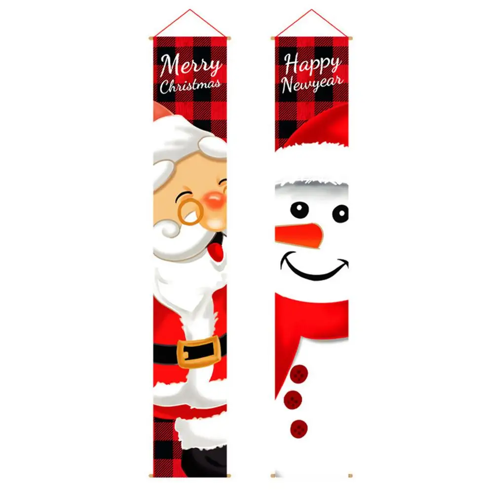 

Наружный Рождественский дневной знак для крыльца, новогодние клетчатые знаки для дома, входная дверь, камин или Праздничная вечеринка, дере...