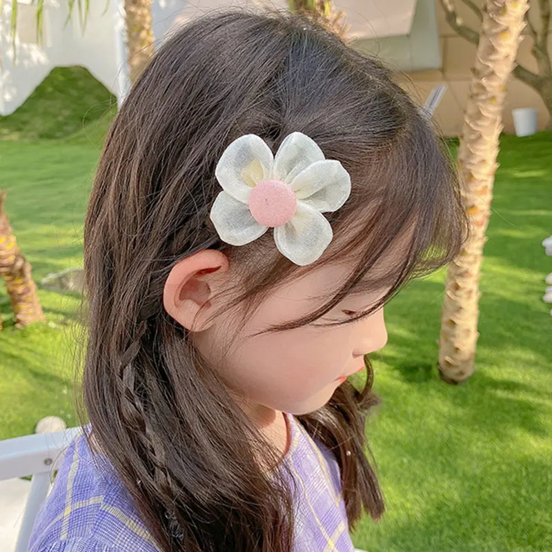 

8Pcs/Set Cute Bows Flower Shape Hair Clips For Girls Kids Princess Sweet Hairpins Headdress Fashion Hair Accessories Hairgrips