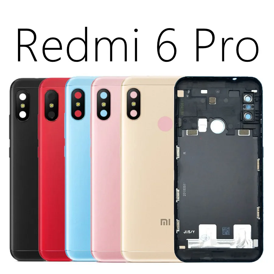 Для Xiaomi Redmi 6 Redmi 6A Note6 Pro крышка батареи задняя крышка Корпус задняя дверь чехол для Redmi Note 6 Pro крышка батареи Замена
