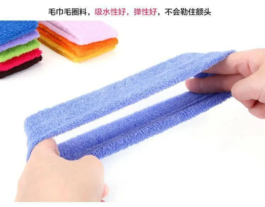 Спортивная поглощающая повязка на голову Модная стильная для волос карамельных