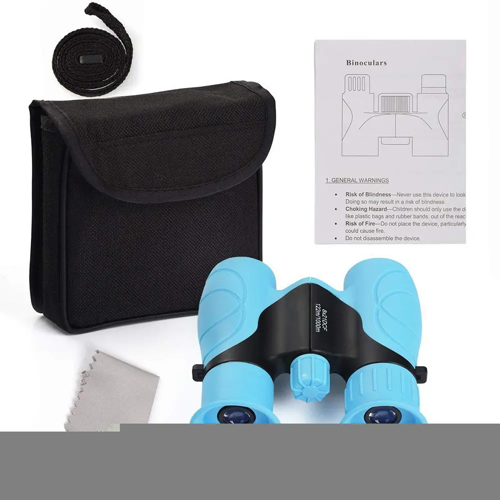 10X22 With Lanyard Bird Watching Hunting High Definition Hiking Traveling Compact Kids Adjustable Diopter Anti-fall Binocular |