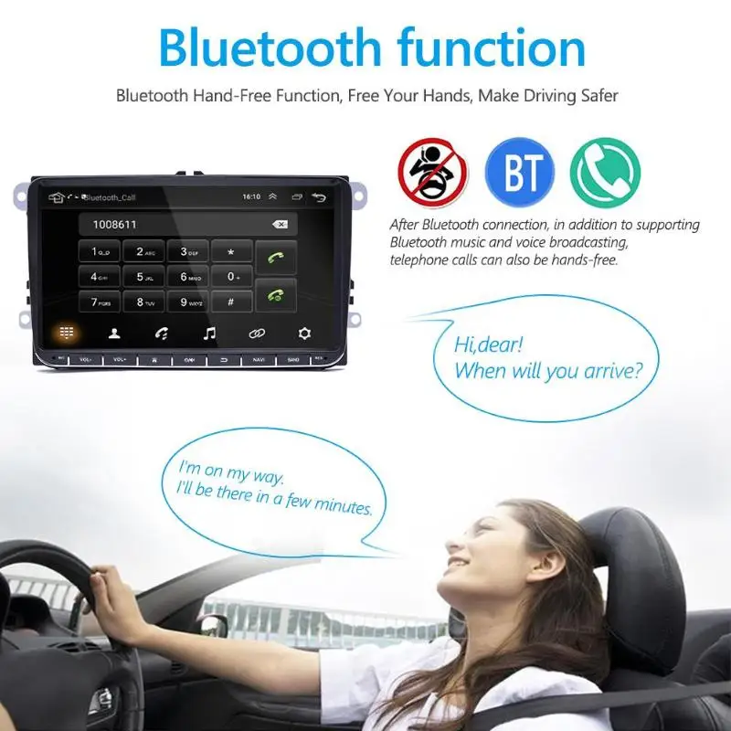 2 Din android для Volkswagen Golf Polo Jetta Passat b7 b6 SEAT leon Toledo Skoda yeti Octavia Superb Автомобильный gps