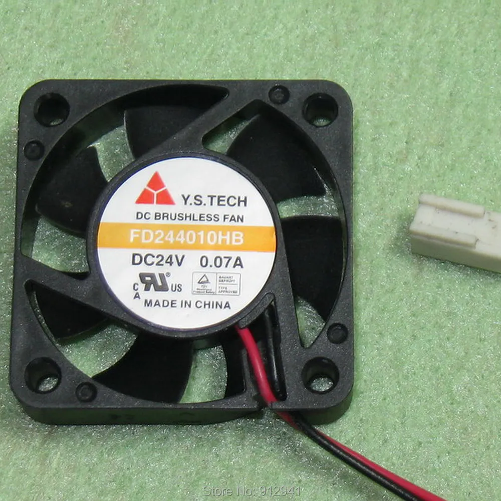 Вентилятор охлаждения Y.S.Tech FD244010HB 40 x 40 x 10 мм бесщеточный 24 В 0 07 A 2-проводной