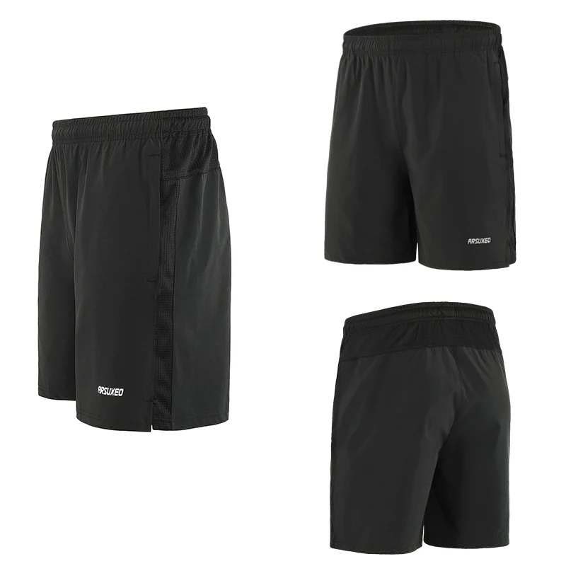 ARSUXEO Gym Running Shorts Men Summer Fitness Sportwear Quick Dry Breathable Bodybuilding Sports | Спорт и развлечения