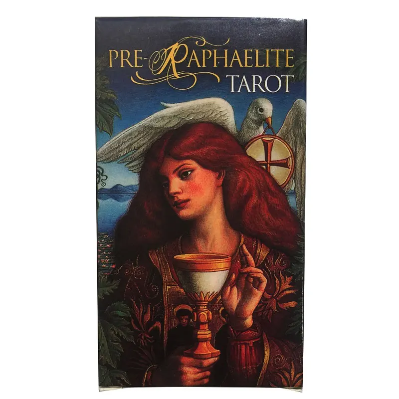 

78Pcs Superior Quality Pre-Raphaelite Tarot Deck Oracle Card Board Deck Games Palying Cards For Game