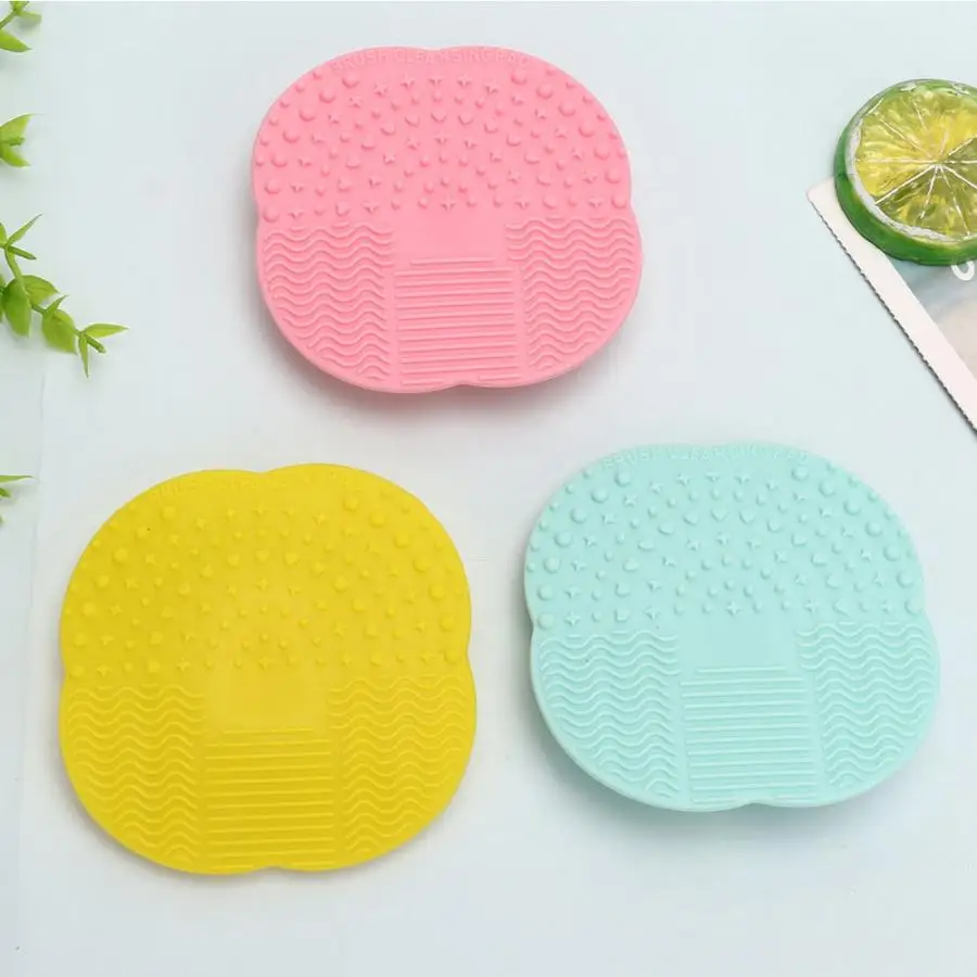 Силиконовый коврик для очистки кистей косметическая кисть мытья макияжа гель