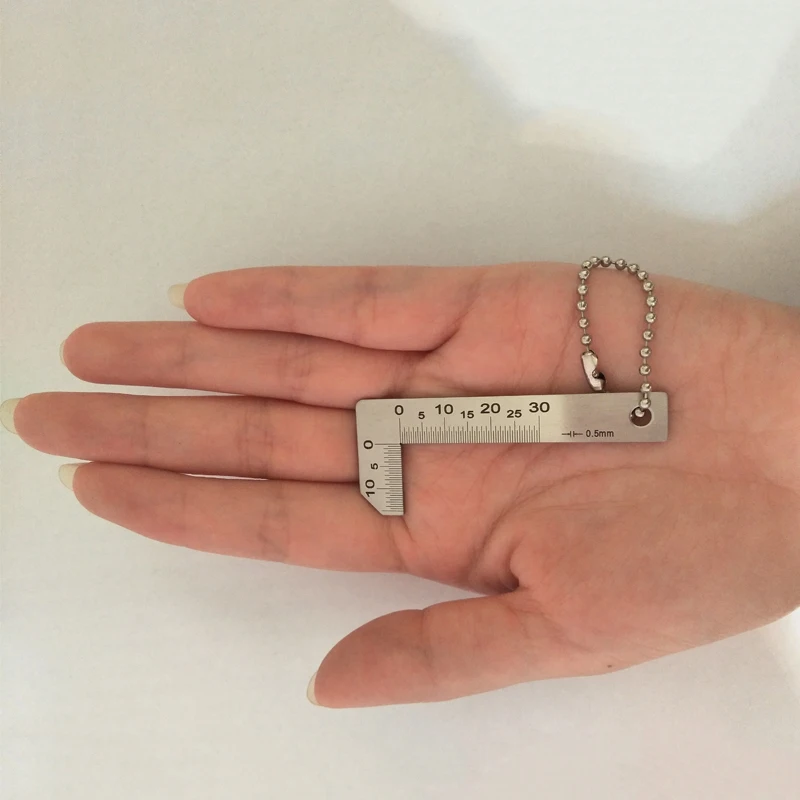 Линейка из нержавеющей стали 0 15 мм измеритель скосок линейка под прямым углом 90