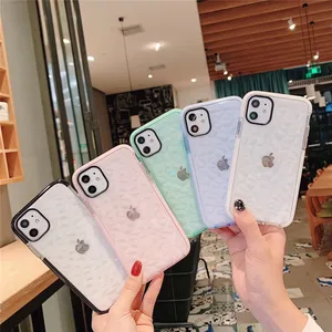 fashion colour 3d pink diamonds shockproof bumper silicone case for iphone 12 11 pro max xr xs max 6s 7 8 plus tpu back cover free global shipping