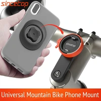 universal mobile phone holder bicycle aluminum quick mount stand rotatable mountain bike handlebar bracket for harley davidson