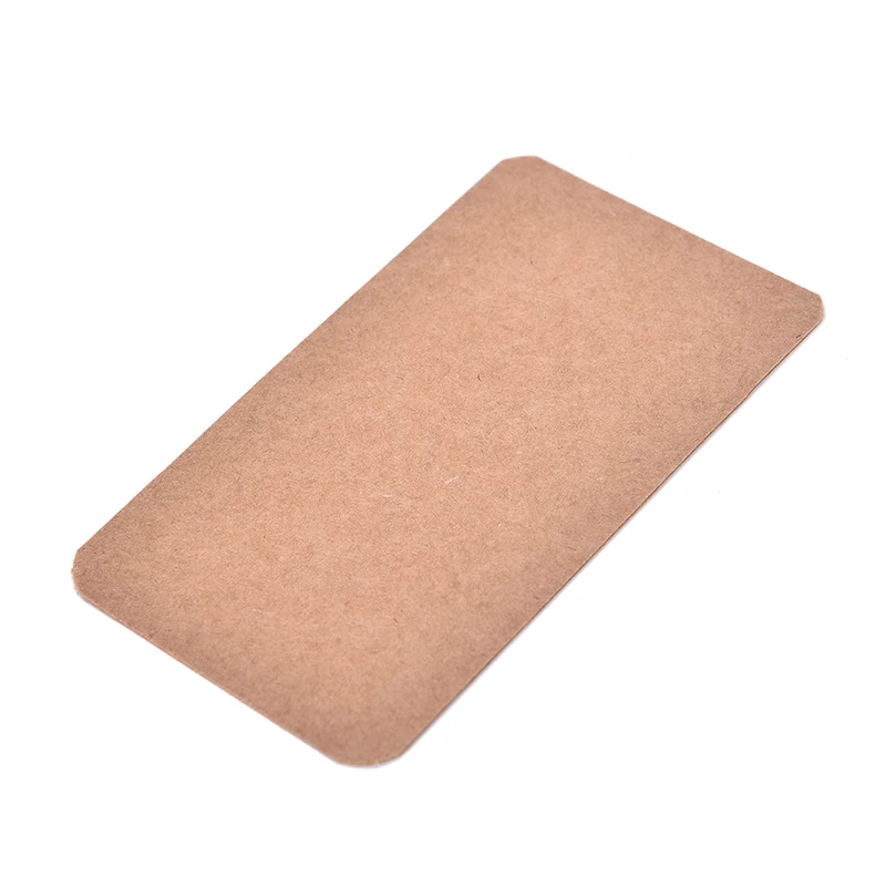 100 шт. 3 цвета пустой Винтаж крафт Бумага Почтовые открытки открытка