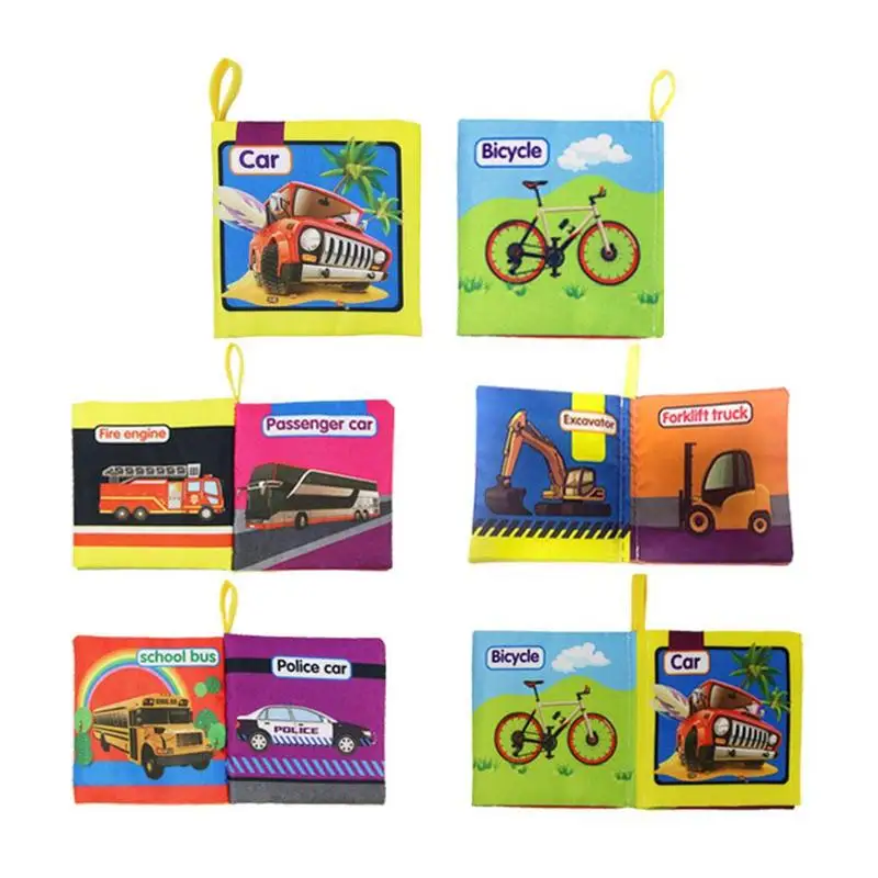 

Early Childhood Education Cloth Book Baby Puzzle Cloth Book Palm Baby Interaction Cloth Book Book Toy Enlightenment Parent- B4T1