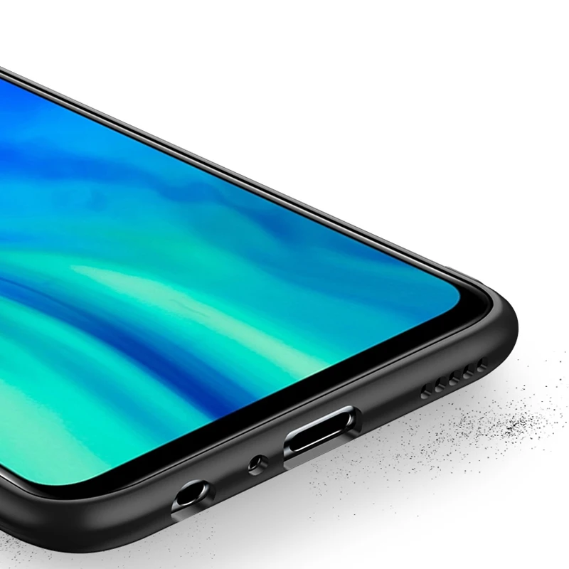 Черный чехол с рисунком бегущая Лошадь Животное задняя крышка для Huawei P Smart Z Plus 2019