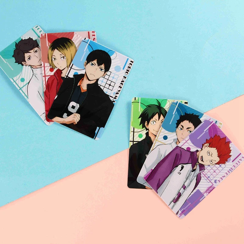 1 шт. Японское Аниме Haikyuu! Наклейки для карт с фигурками наклейки интегральной