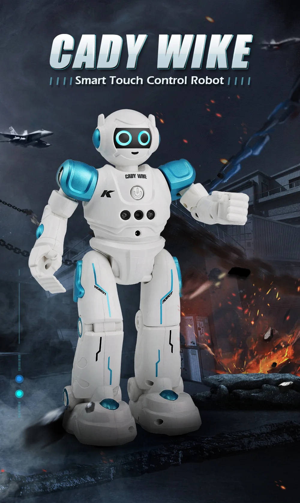 JJRC R11 RC робот CADY WIKE умный с управлением жестами игрушки для детей