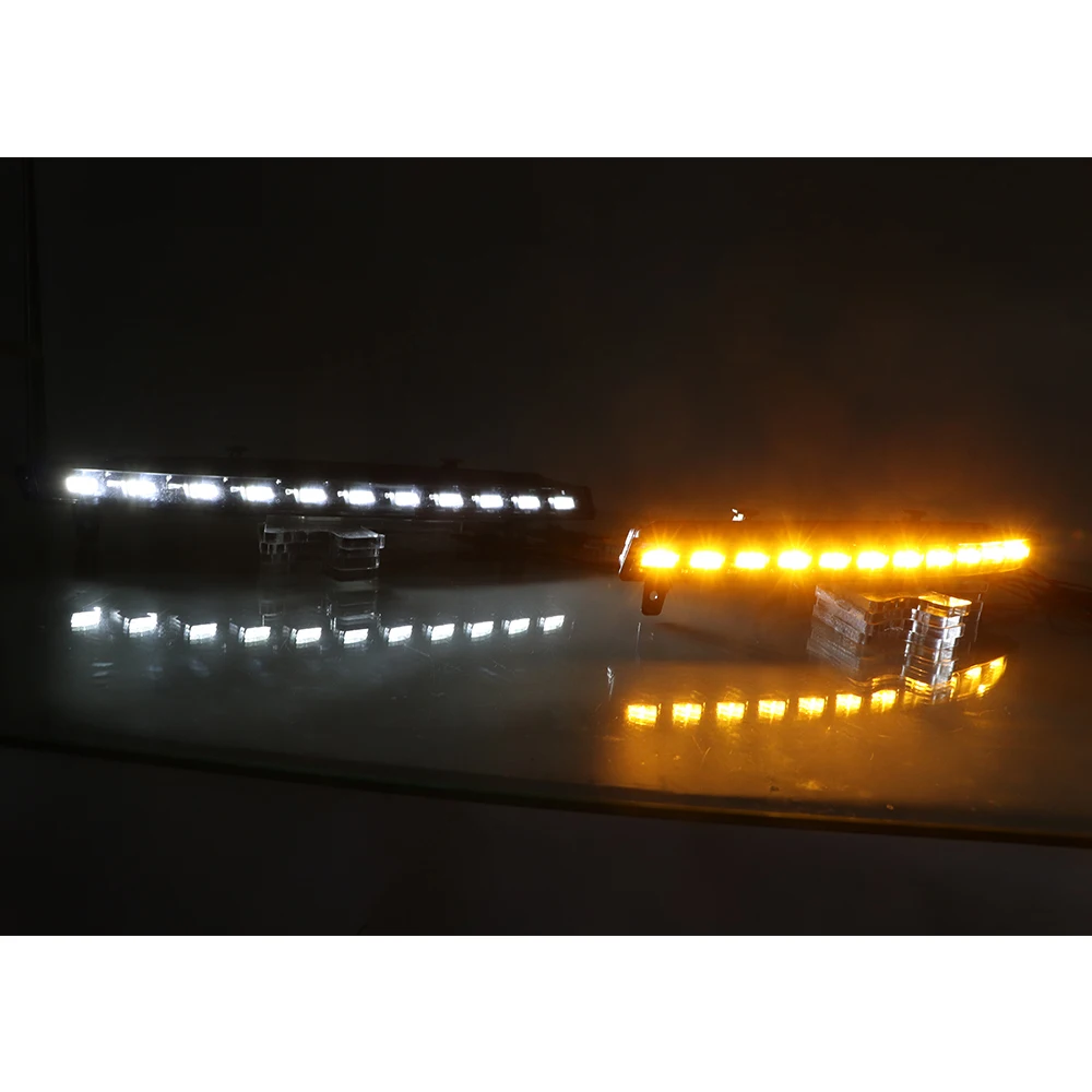 1 пара светодиодных дневных ходовых огсветильник для Audi Q7 2010 2011 2012 2013 2014 2015