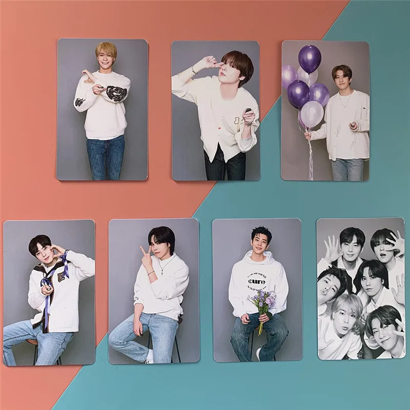 

KPOP 7PCS/SET ASTRO MJ JINJIN EUUWOO MOONBIN ROCKY SANHA LOMO Card Postcard Fans Collection