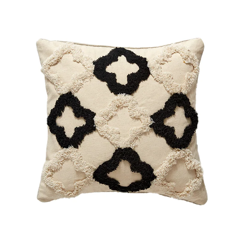 

Nordic Morocco Tufted Geometric Living Room Sofa Cotton Pillow Simple Cushion Bed Head Lumbar Pillow Pillow Throw Pillow Filler