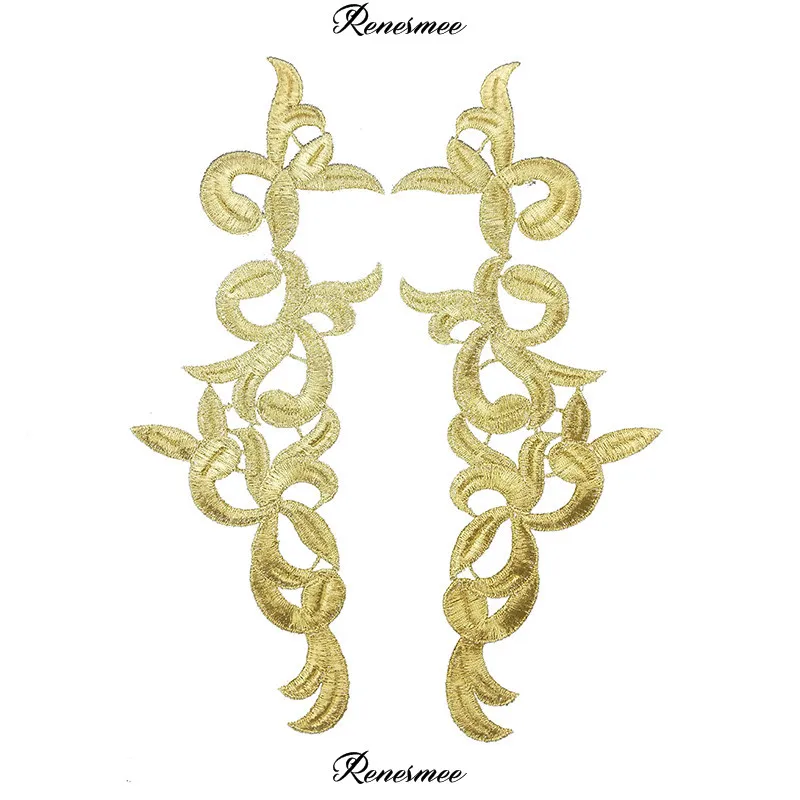 1 пара/2 шт. золотистые кружева | Дом и сад