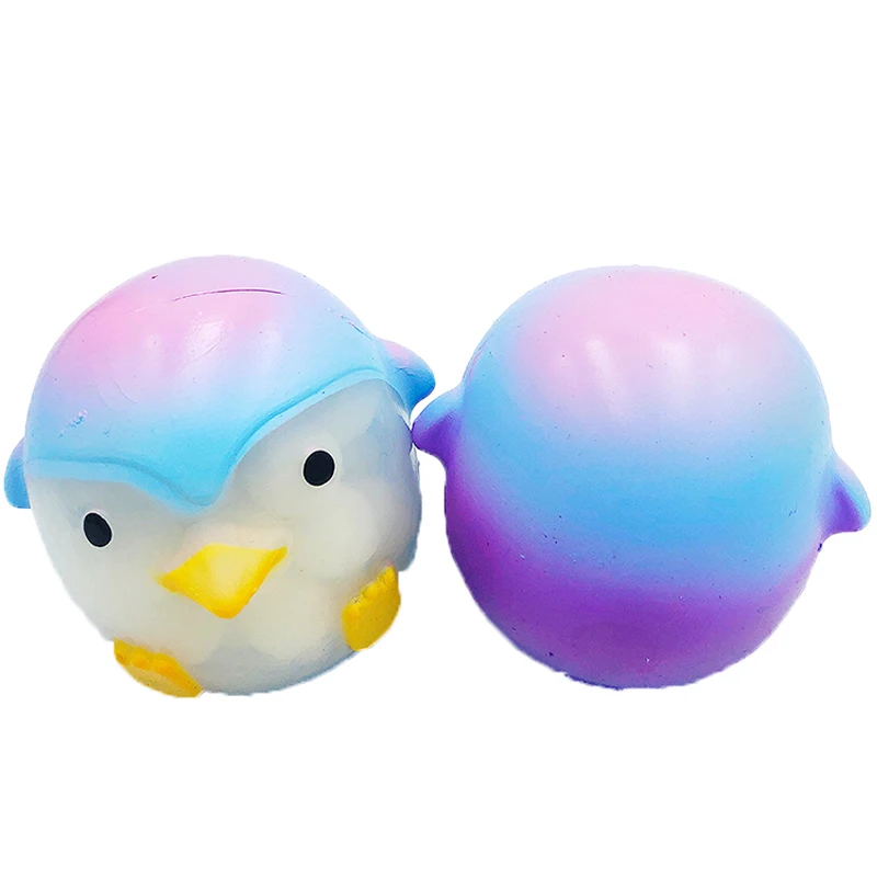 Мягкая игрушка сжималка для взрослых из термопластичного эластопласта медленно