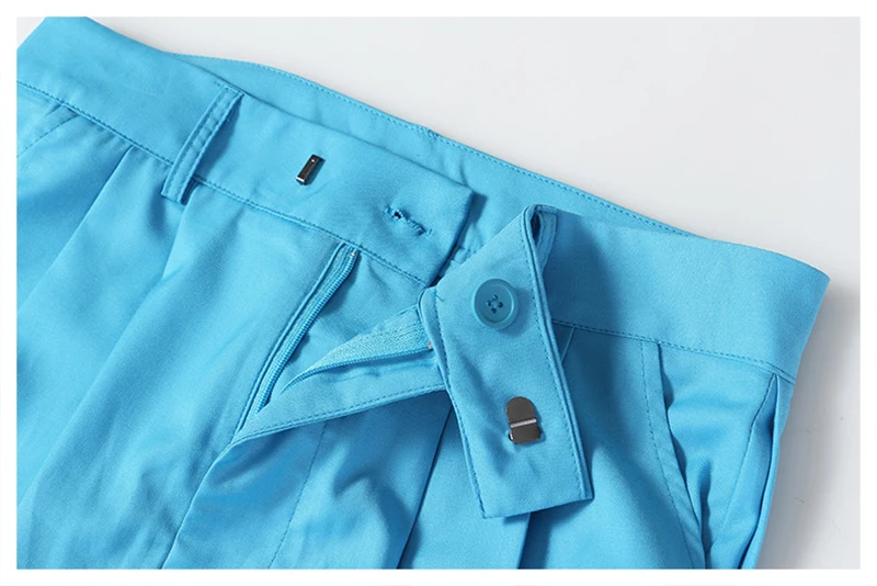 

DEAT High Elastic Waist Blue Irregular Two Ways Wear Long Half-body Skirt Women Fashion Tide New Spring Autumn 2021 1Y721