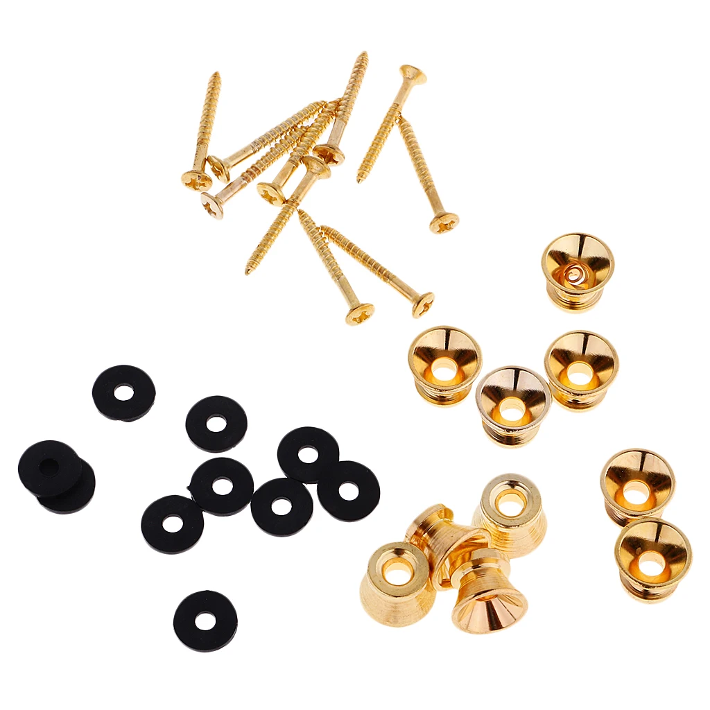 

20x Strap Lock Pins for Electric Guitar Ukulele Bass Parts Accessory