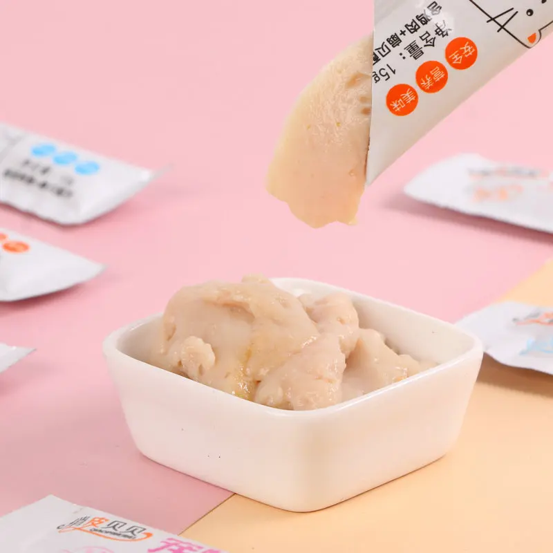 Влажный корм для кошек курица треска тунец 15 г/полоска | Дом и сад