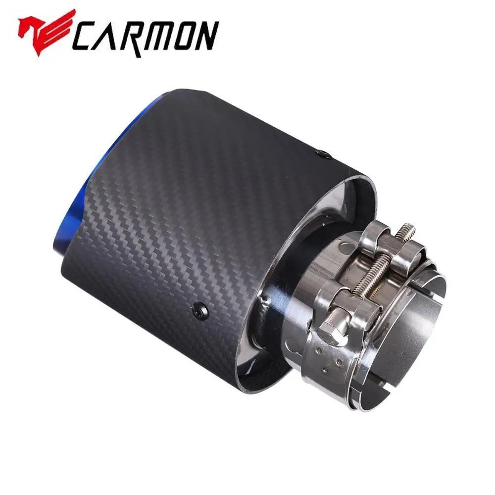 Универсальный автомобильный глушитель выхлопной трубы CARMON с прямым краем
