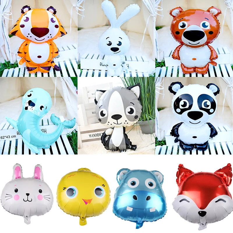 1 шт. декоративный Гелиевый шар в виде енота лисы панды кролика|Воздушные шары и