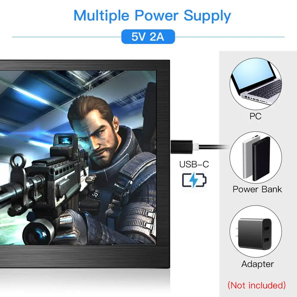 Eyoyo EM13F 13 3 &quotHDMI Портативный второй монитор IPS игровой 1080P ЖК экран Pantalla для Raspberry Pi