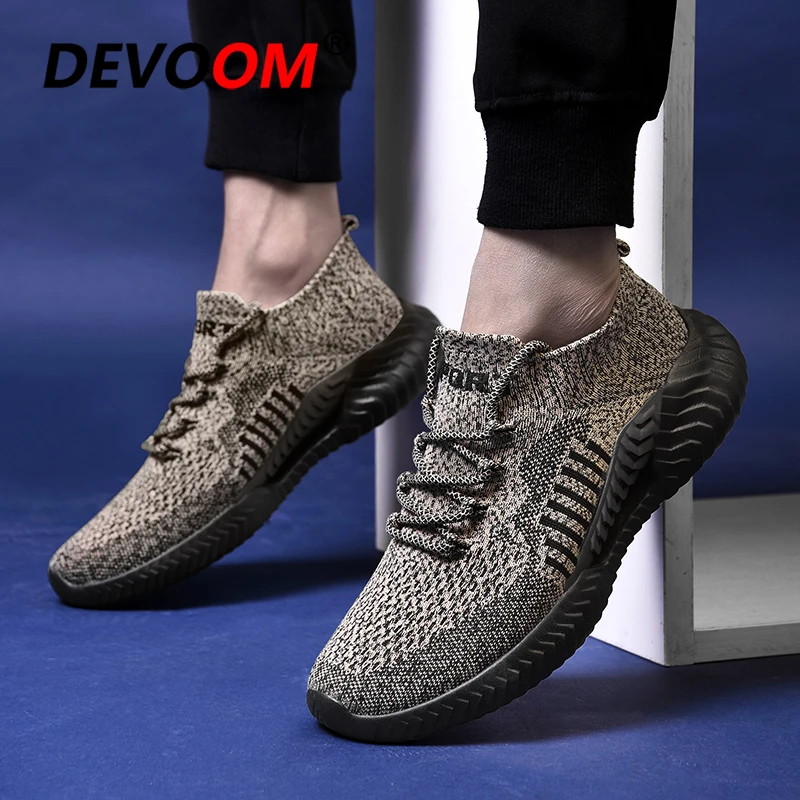 Кроссовки мужские женские дышащие Flykni пара носков Мужская обувь для спортзала 45 |