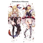 Темно-Синяя фантазия ImbaHerby Dakimakura Аниме наволочки с изображением девочек Sexy Kawaii Loli наволочка для тела Otaku подушка для кровати x 50