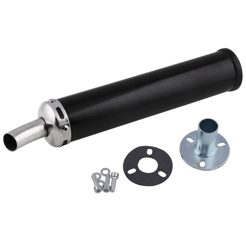 Универсальный 20 мм мотоцикл гоночный глушитель 2 тактный выхлопной