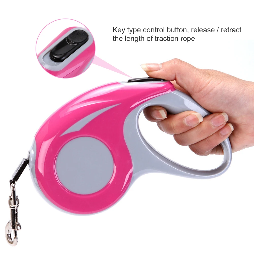 

Retractable Dog Leash 3M/5M Automatic Flexible Dog Leash Pet Dogs Cat Traction Rope Leashes Tool For Small Medium Dogs