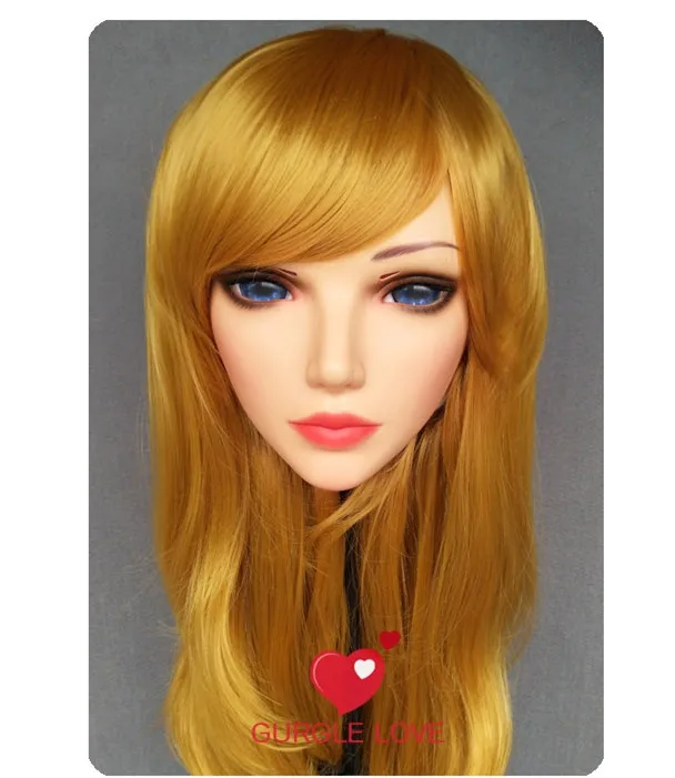 

(NEW-21) Handmade Female Male Mask Realistic Silicone Masks Party BJD Doll Crossdress Japanese Kigurumi Mask Anime Cosplay