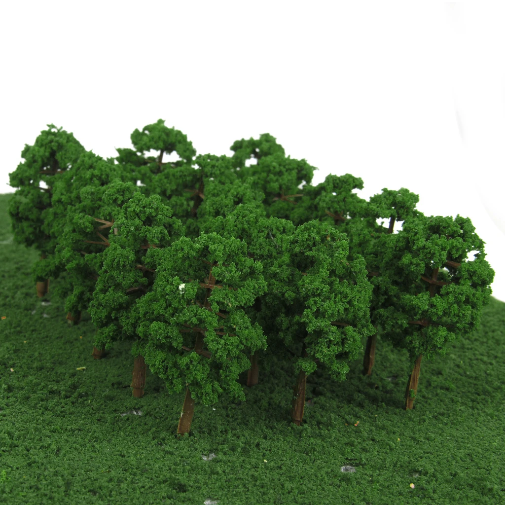 

120 Pieces Model Architecture 1/150 Trees Train DIY Park Handmade Mini