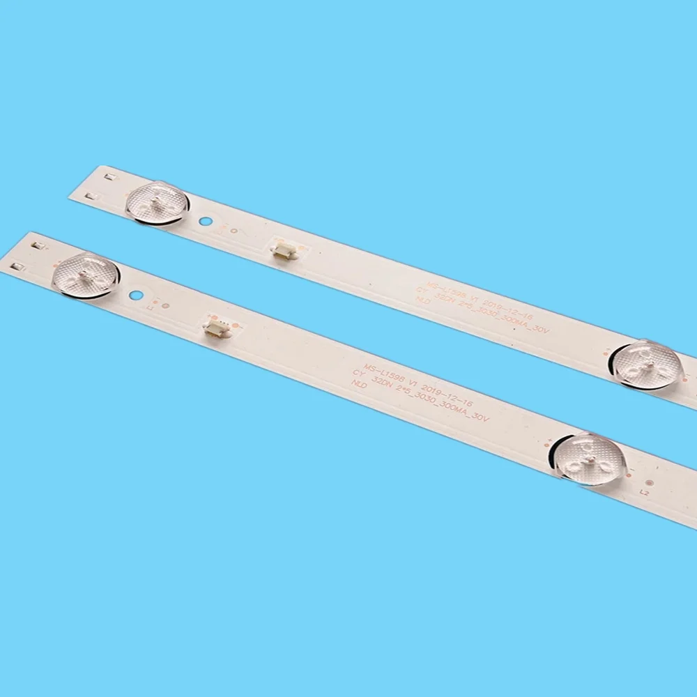 

580mm LED Backlight strip 5 lamps For HV32OWHB-N86 32DN6T2-1673 MS-L1598 V1 32DN 2*5_3030_300MA_30V 6V/LED
