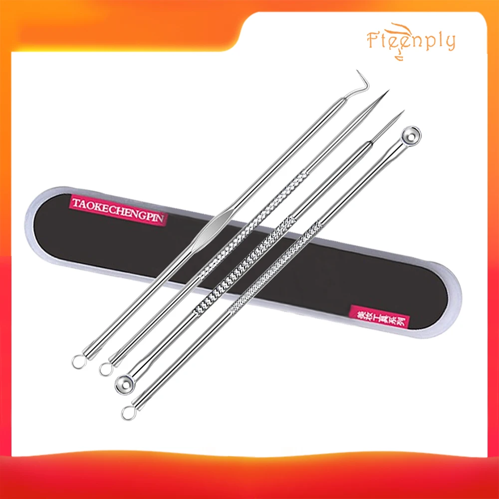 4 шт./компл. угри воспаление сальных желез удаление из нержавеющей стали угревая