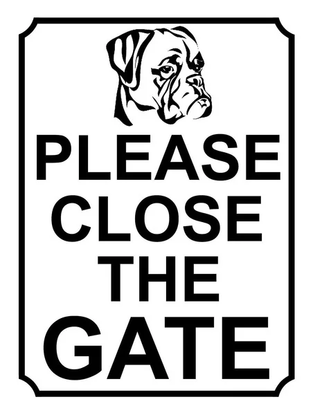 

Please Close the Gate Retro tin sign nostalgic ornament metal poster garage art deco bar cafe shop