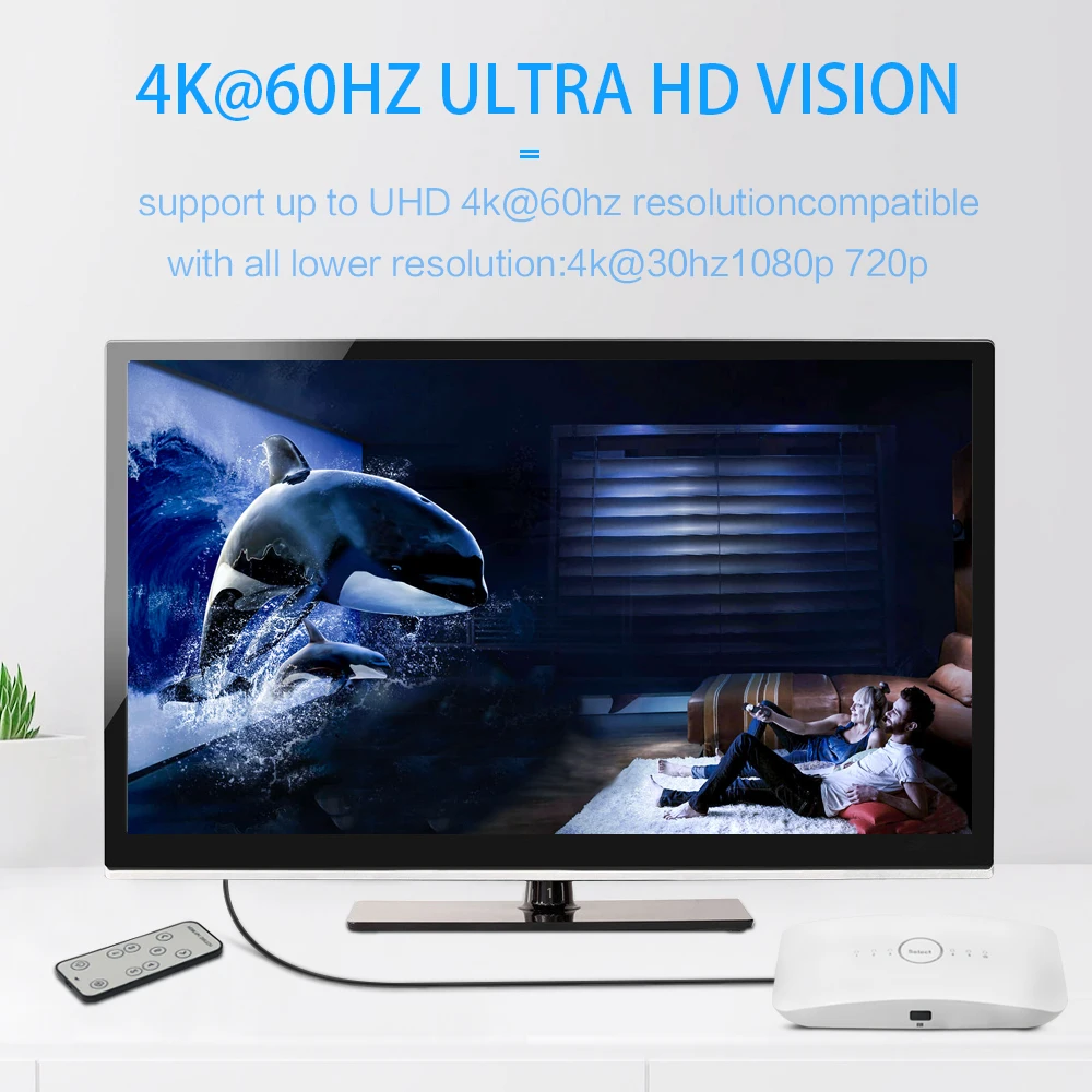 4K 60 Гц HDMI 2 0 переключатель HDR 5 портов конвертер сплиттер вход 1 выход для xbox 360 PS4 HDTV