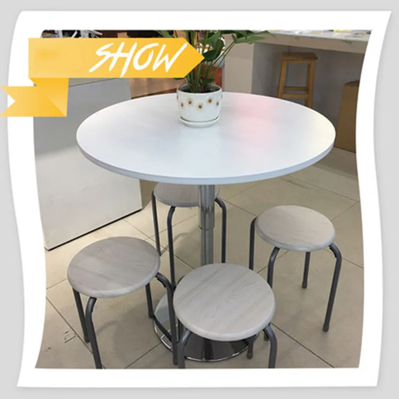 Европейский барный столик из твердой древесины журнальный простой обеденный