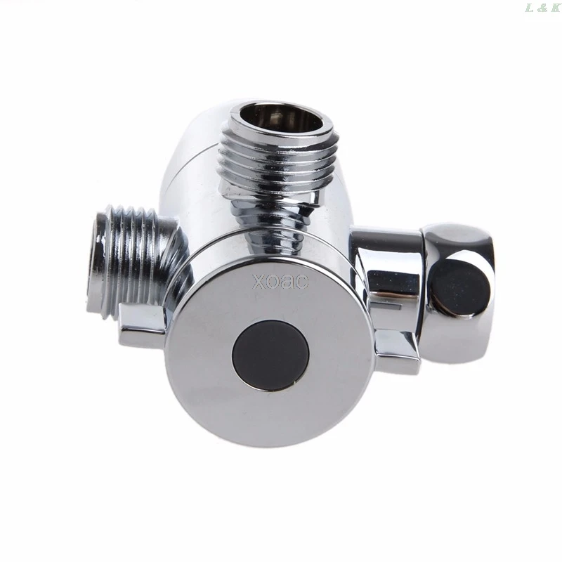 Трехполосная насадка для душа с дивертером комбинированная креплением на клапан