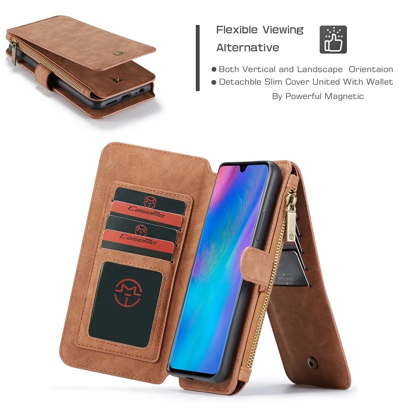 Чехол для huawei mate 20 Pro, чехол для huawei mate 20, чехол P30 Lite, роскошный откидной чехол на молнии, кошелек для huawei P30 Pro, чехол P 30, чехол