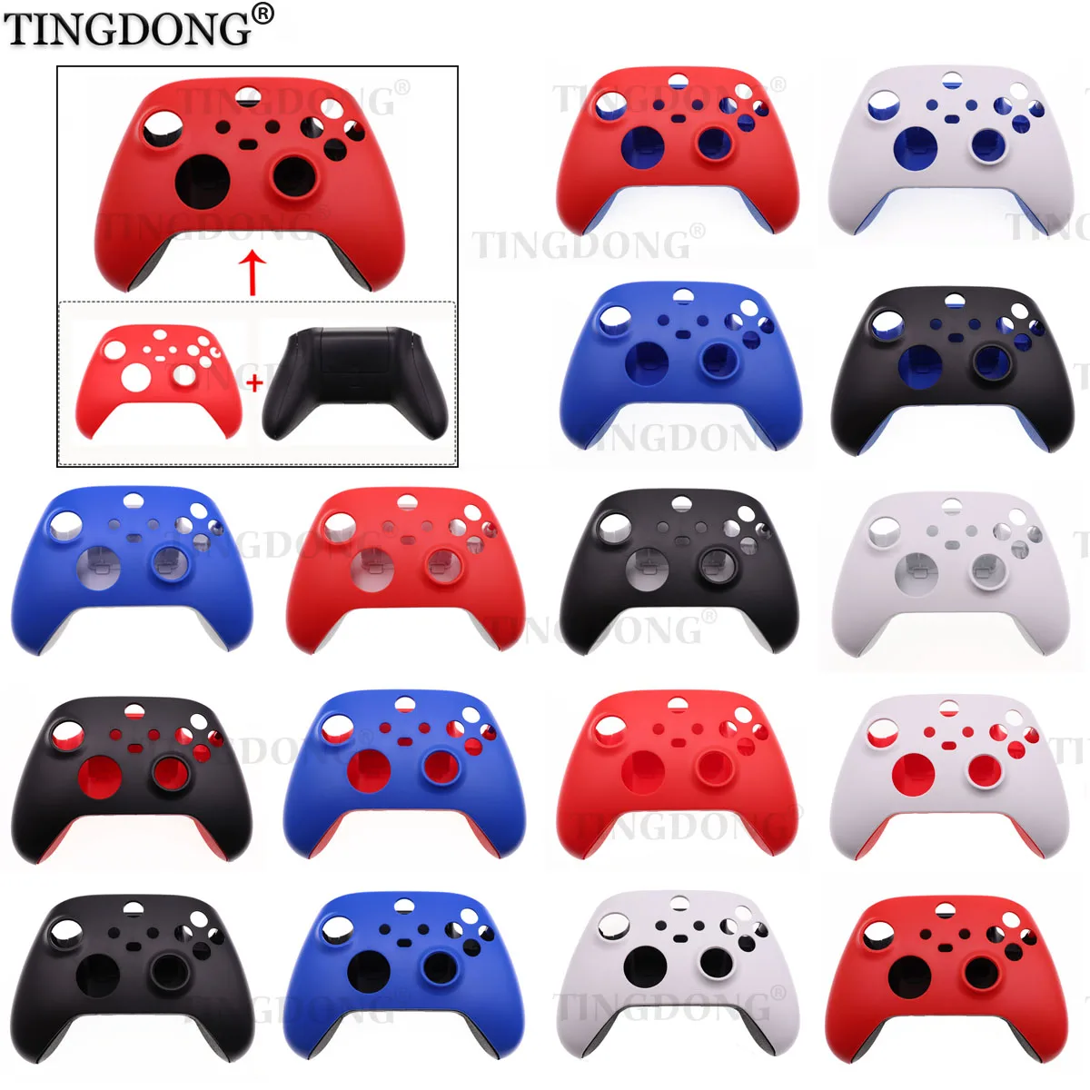 

Корпус чехол для контроллера Xbox серии S и Xbox серии X/S, боковая направляющая, сменная пластина