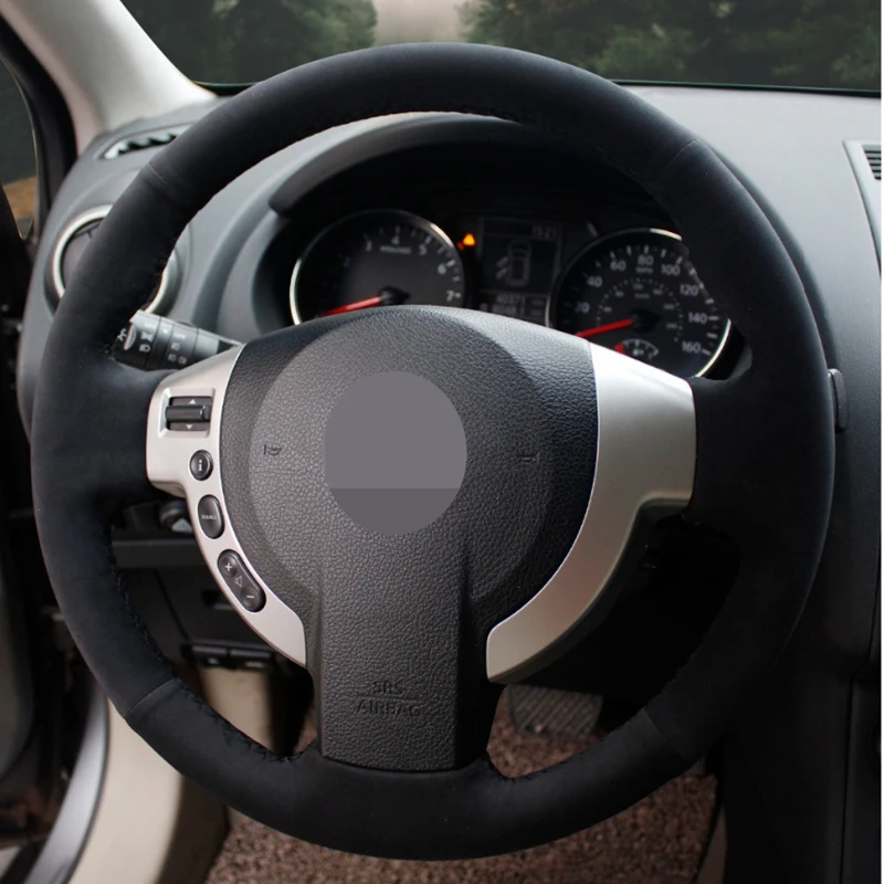 Сделай Сам Черная мягкая замша высокого качества для Nissan X Trail NV200 Серена Rogue Sentra 2007