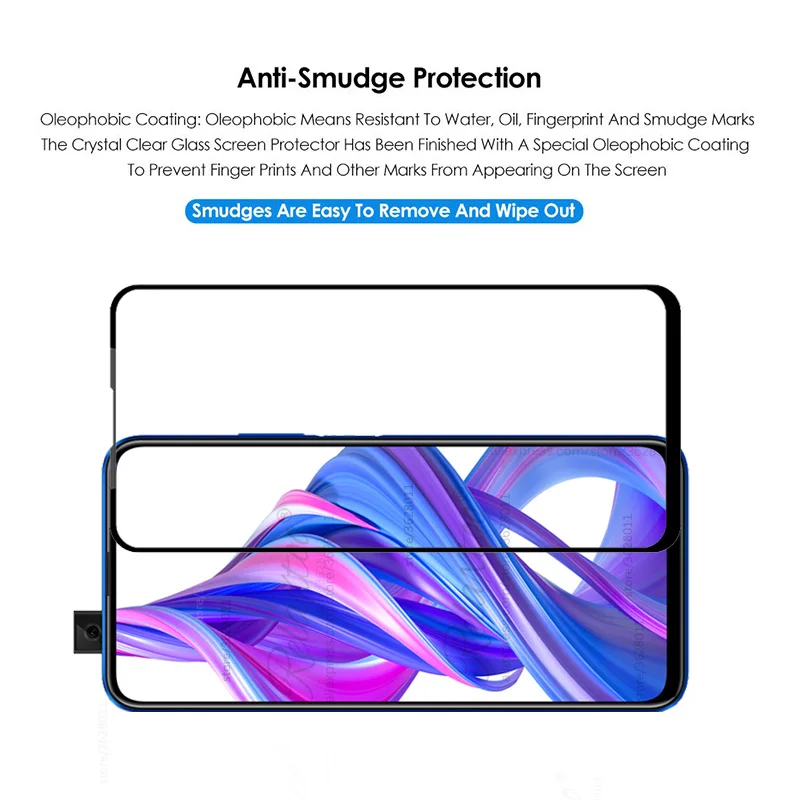 Полное покрытие из закаленного стекла для huawei honor 9x 8x 7x Защитное стекло для экрана для honor 9 8 7 x x8 honor 8x защитная пленка Glas 9H