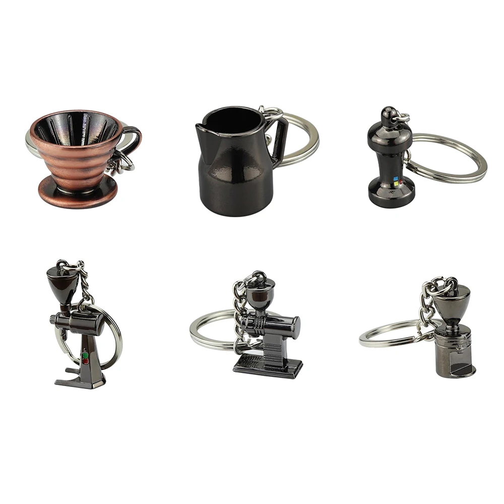 Аксессуары для эспрессо мини-брелки кофе с молочной чашкой шлифовальный станок