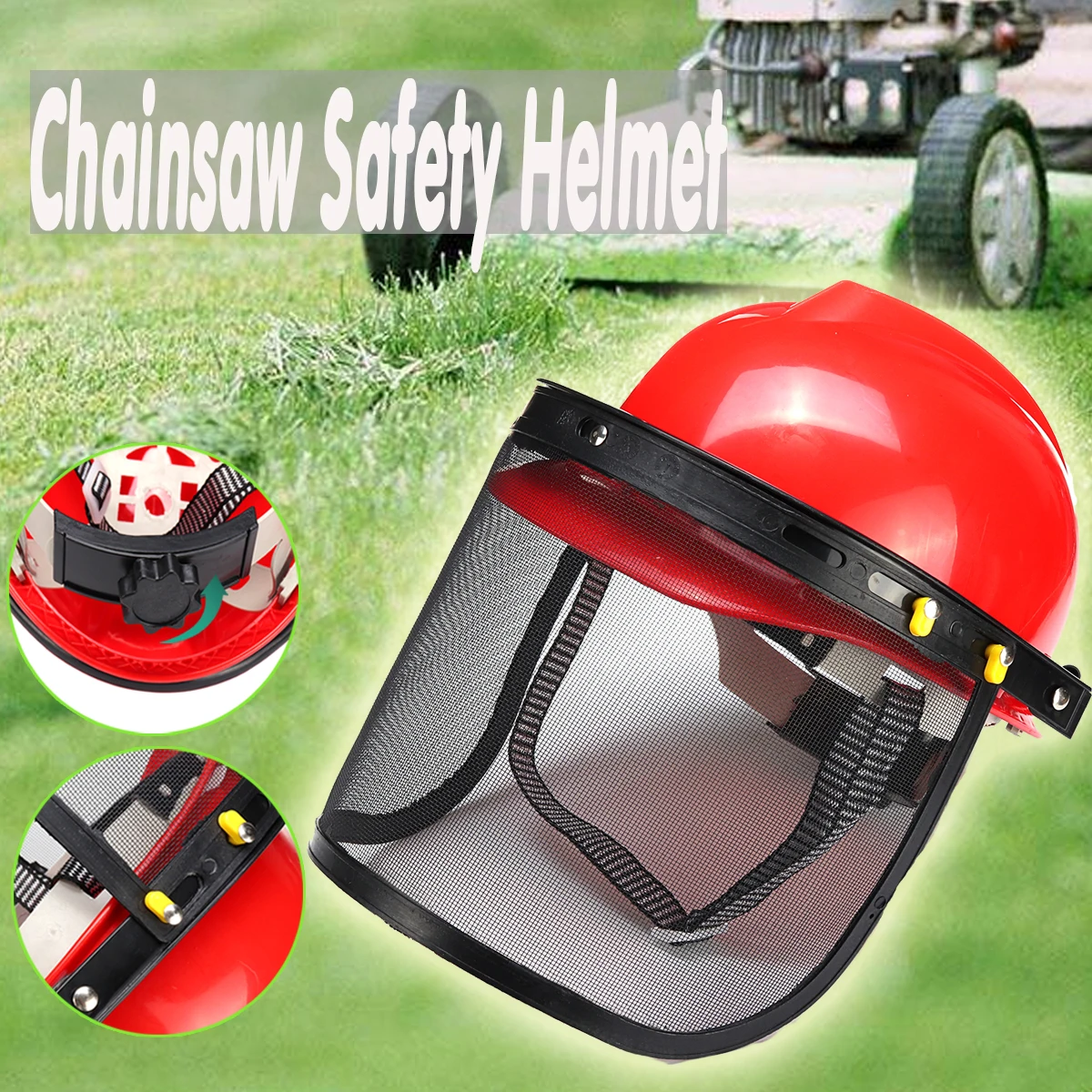 

Chainsaw Safety Helmet Brushcutter Trimmer Protective Hat Forestry Visor Protection Logging