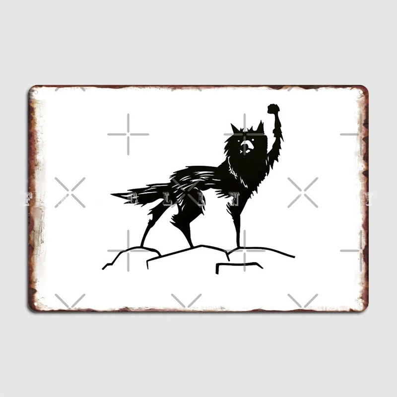 

Fantastic Mr Fox Wolf Metal Sign Wall Cave Club Bar Printing Garage Decoration Tin Sign Poster