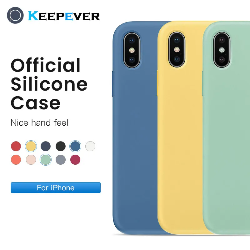 Новый Официальный Оригинальный жидкий силиконовый чехол для iphone XR 6 6s 7 8 Plus Fundas Apple