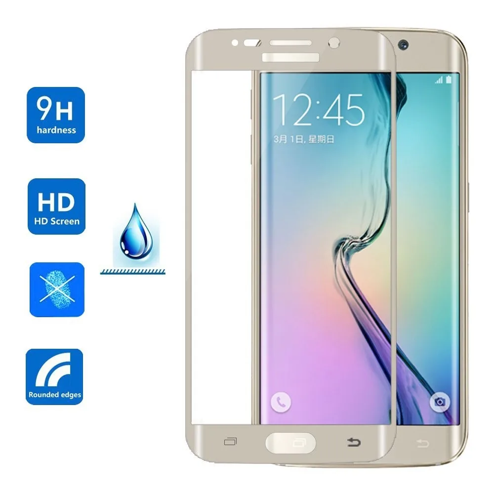 0 3 мм 2.5D Arc Edge Premium 3D полное покрытие экрана закаленное стекло Защита для Samsung Galaxy S6